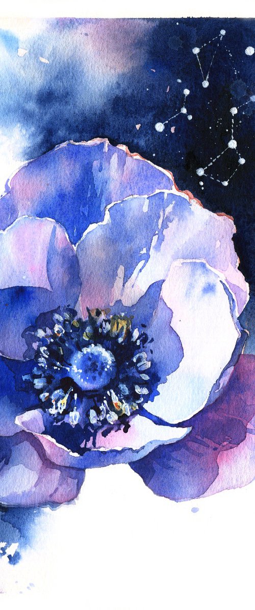 "Anemone. Cosmic flower" by Ksenia Selianko