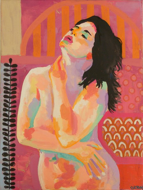 Female Nude Figure Study by Andrew Orton