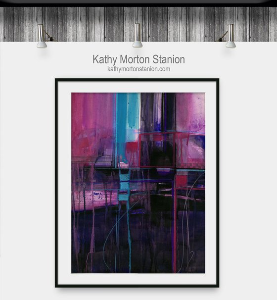 A Journey Into Abstract Thought - Abstract by Kathy Morton Stanion