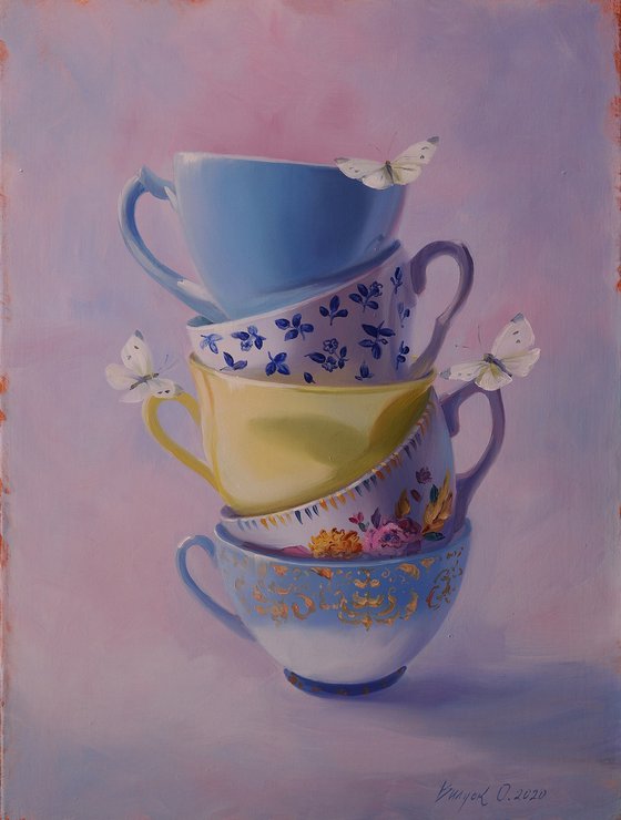 "Cups and butterflies"