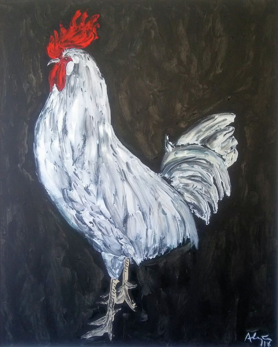 Gallus Mysticus By Alejos, 32 X 39, Artwork For Sale On Artfinder