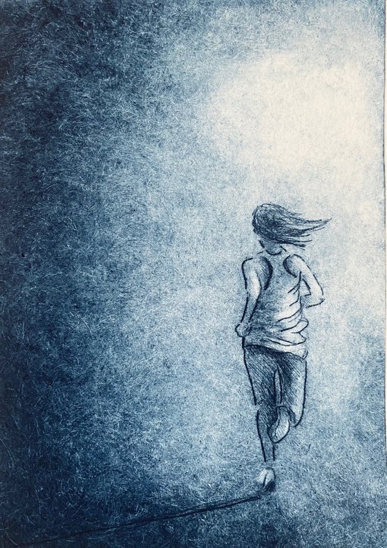 Runner, Blue