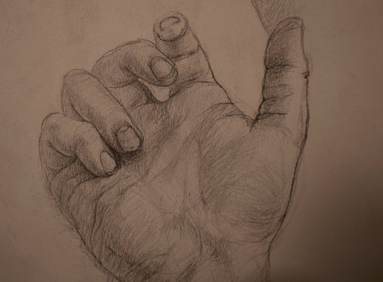 Gesture study - Three hands