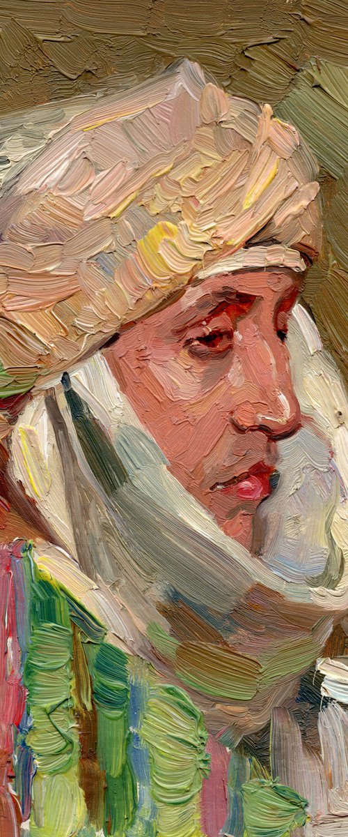 Portrait of Rustem Faitovich Khuzin by Simon Kozhin