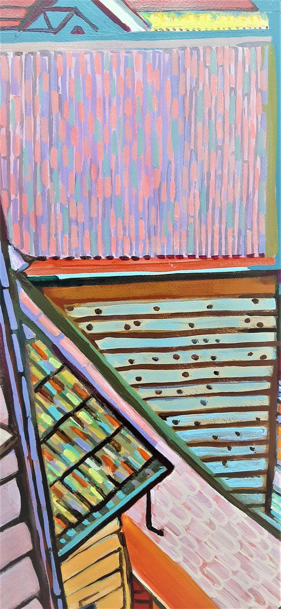 ROOFS / 101 X 72 cm