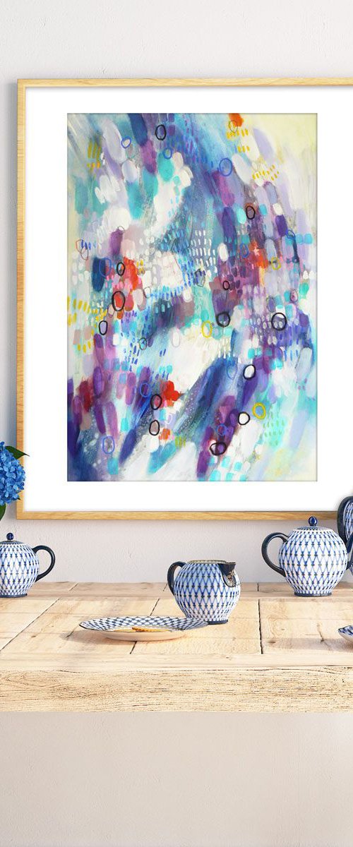 Rainbows in the rain by Carolynne Coulson