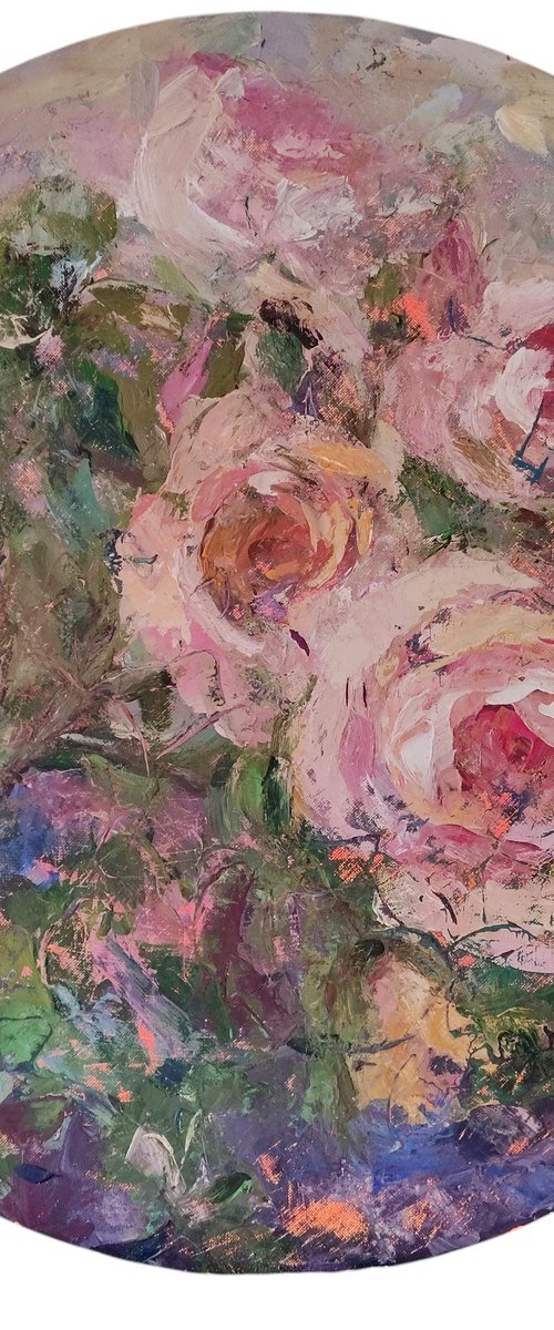 The Weave of Pink Waves  I by Natalia Roeckle