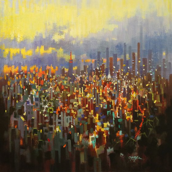 New York Toward Sunset