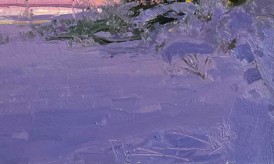 In the winter silence