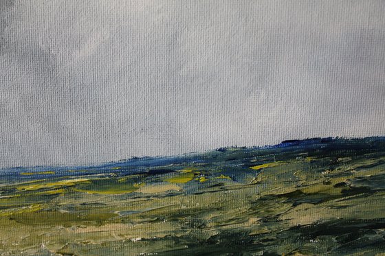 Clouds over the fields, Irish Landscape