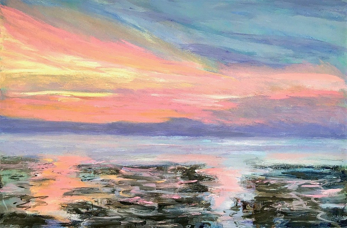 North Sea Sunset by Nikki Wheeler