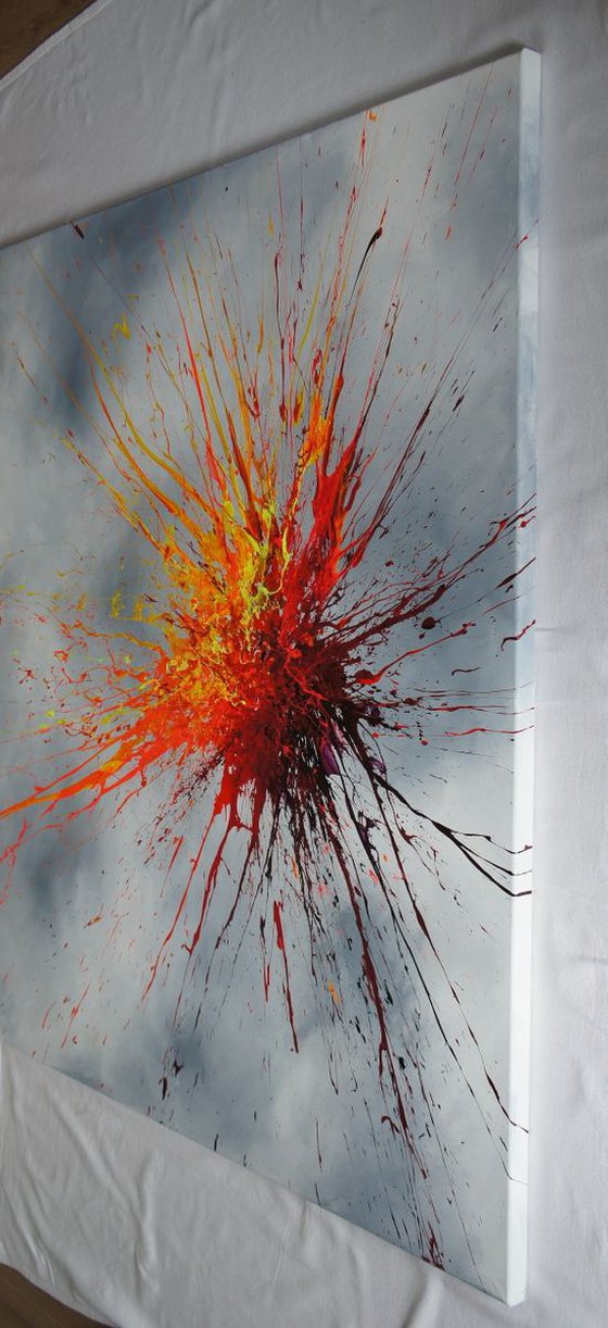 Luminous Bursts III (Spirits Of Skies 196073)  (140 x 140 cm) (56 x 56 inches) XXXL