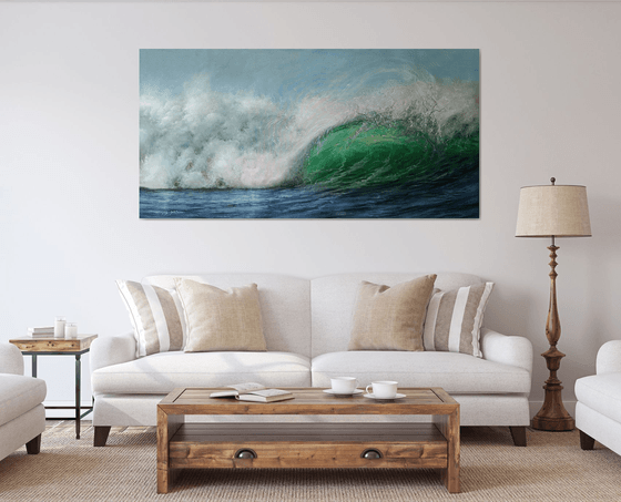 wave4,  72x36 in