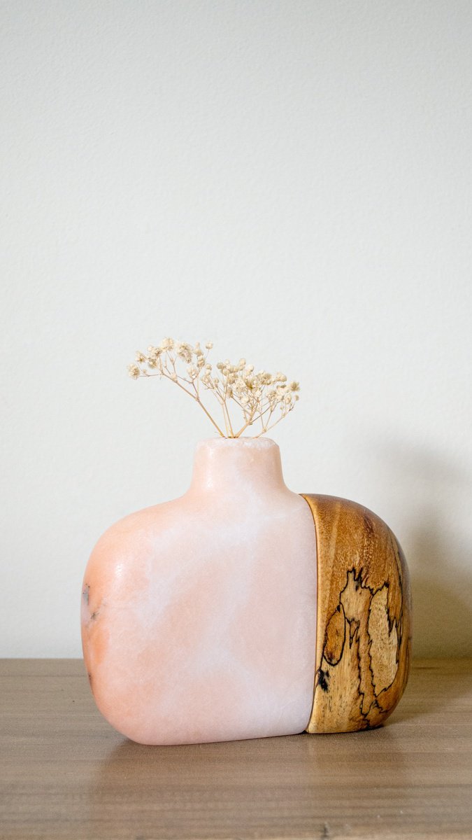 Pink Bud Vase III by Owen David