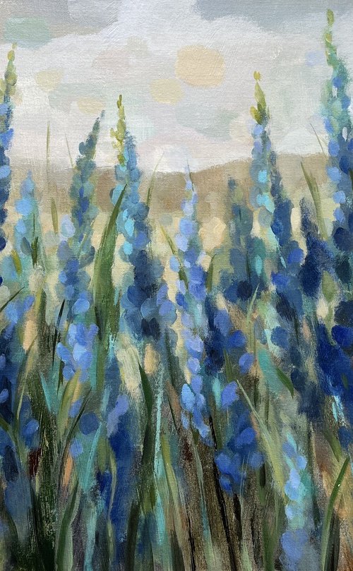 Blue Meadow by Silvia Vassileva