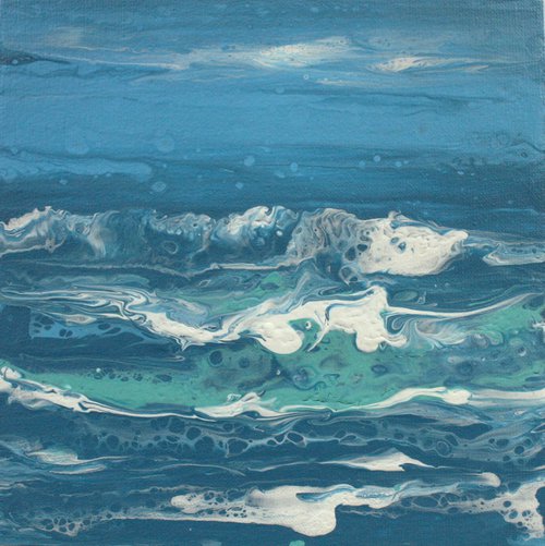 Crashing Waves by Linda Monk