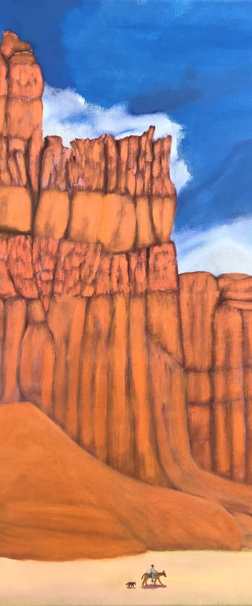SOLITARY RIDER by Leslie Dannenberg