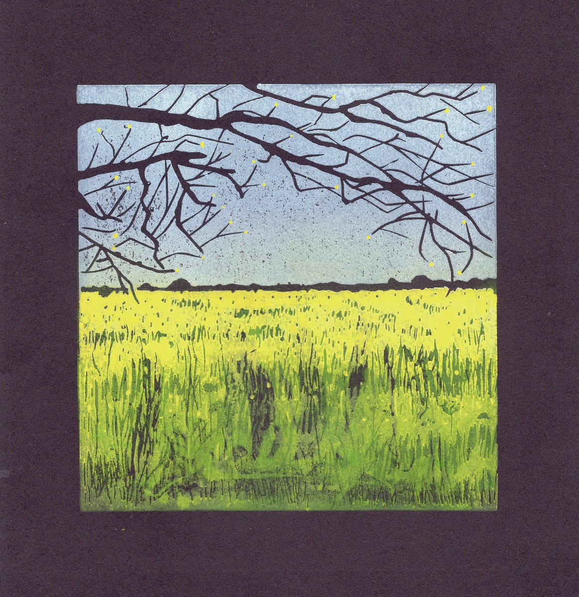 Field in Spring, Little Bromley [Essex] by Jem Gooding