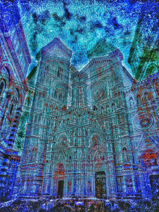 Blue Double Duomo II