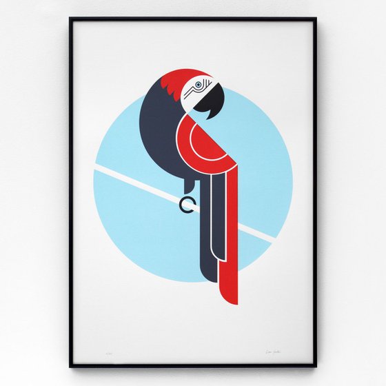 Parrot A2 limited edition screen print