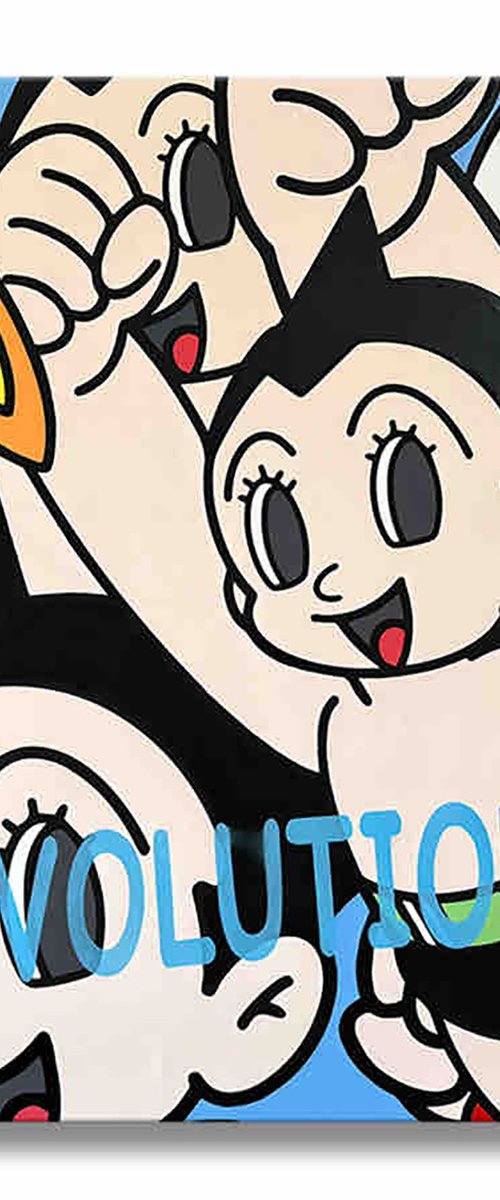 Astro Boy Evolution - Paper - Giclee print by Gardani Art