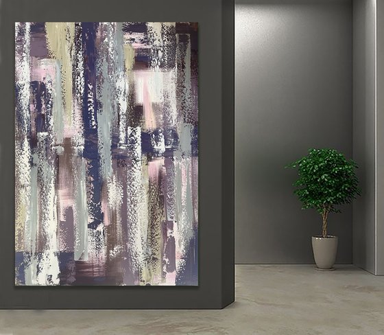 Burgundy Dark Blue Art