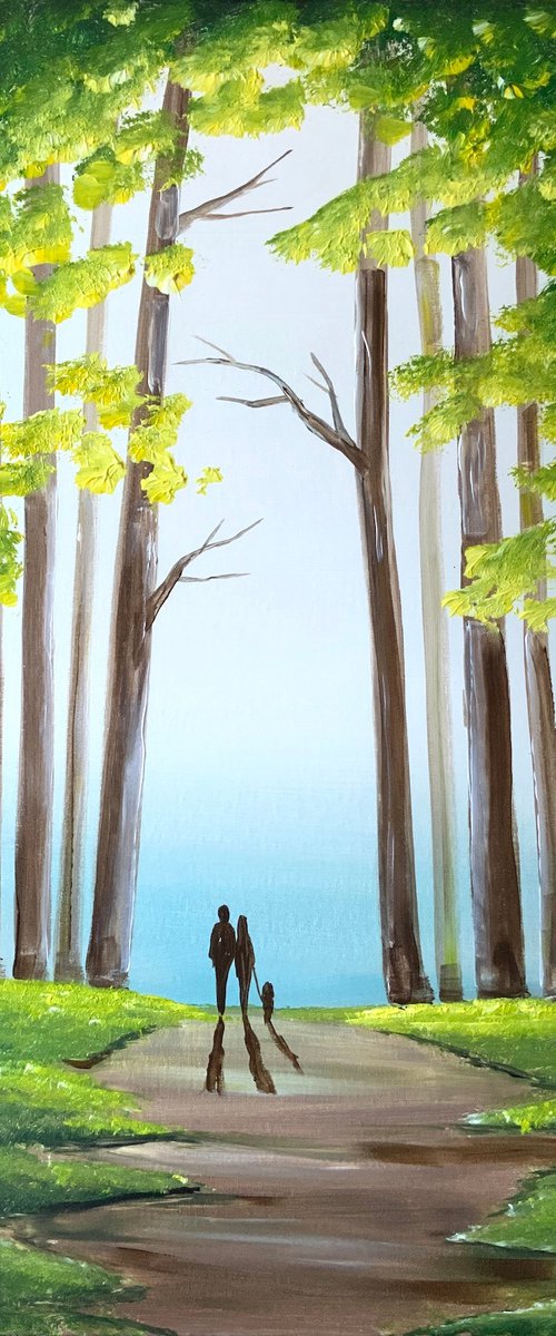 Green Woodland Walk by Aisha Haider