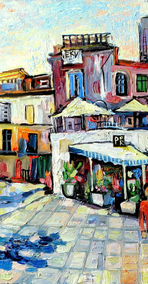 Via Damiano Rosso. Taormina. April. by Nikifor Swiristuhin