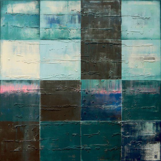 Tiles blue & black