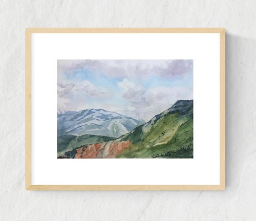 Mountains near Heraclion by Maria Novikova