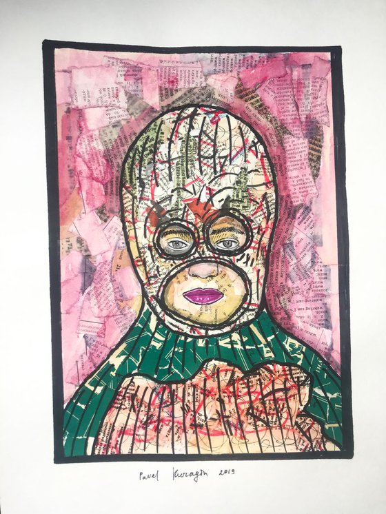 Frida Kahlo and balaclava