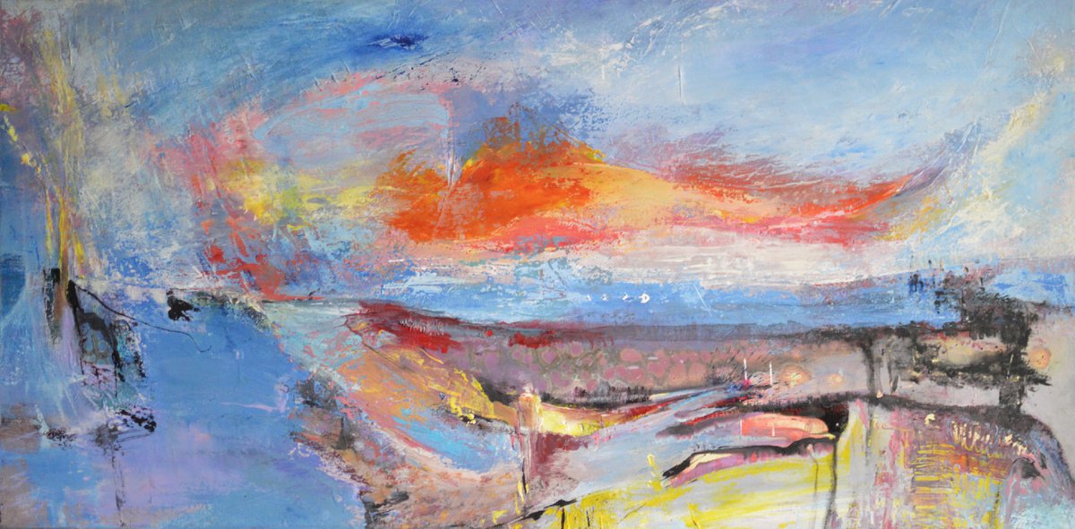 Abstract landscape by Viktorija Rutskaja