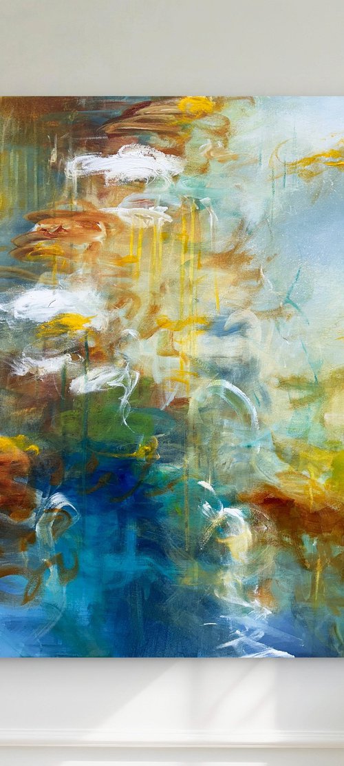 Lilies in Soft Reflection by Andrada Anghel