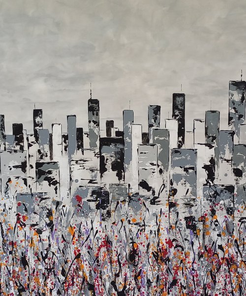 New York flowers by M.Y. by Max Yaskin
