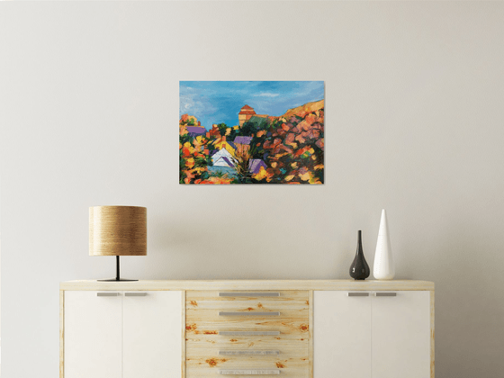 Knighton from the Comm