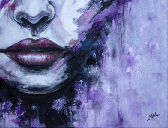 Woman's portrait FROZEN