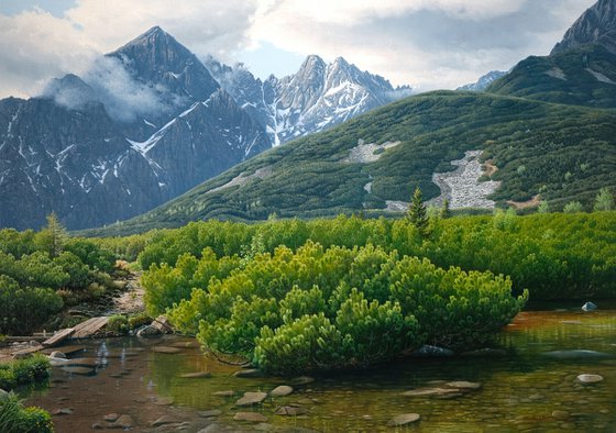 Footpath around the lake