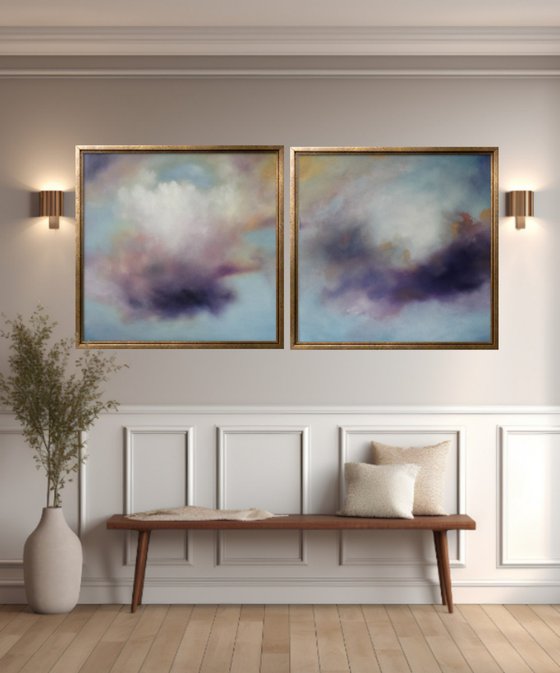 Clouds of Peace; Diptych