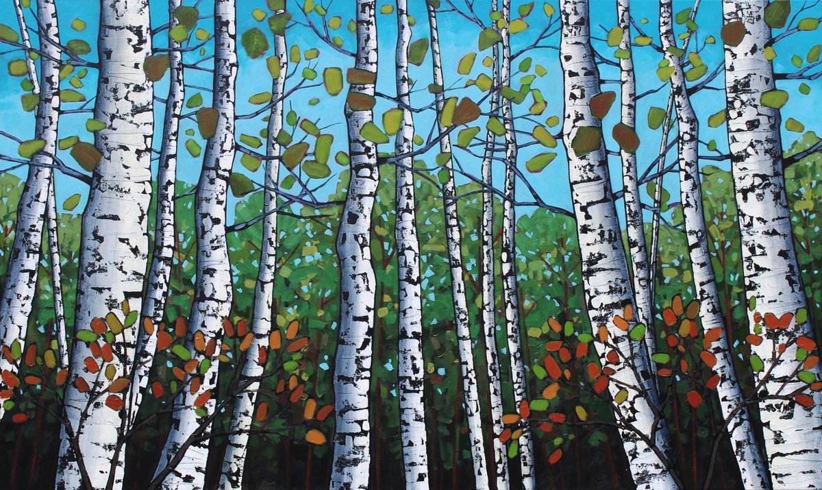 Joy Of Spring By Sage Mountain Studio, 40 X 24, Artwork For Sale On Artfinder