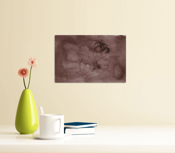Surrealist Lovers 18, 24x16 cm - EXCLUSIVE to Artfinder