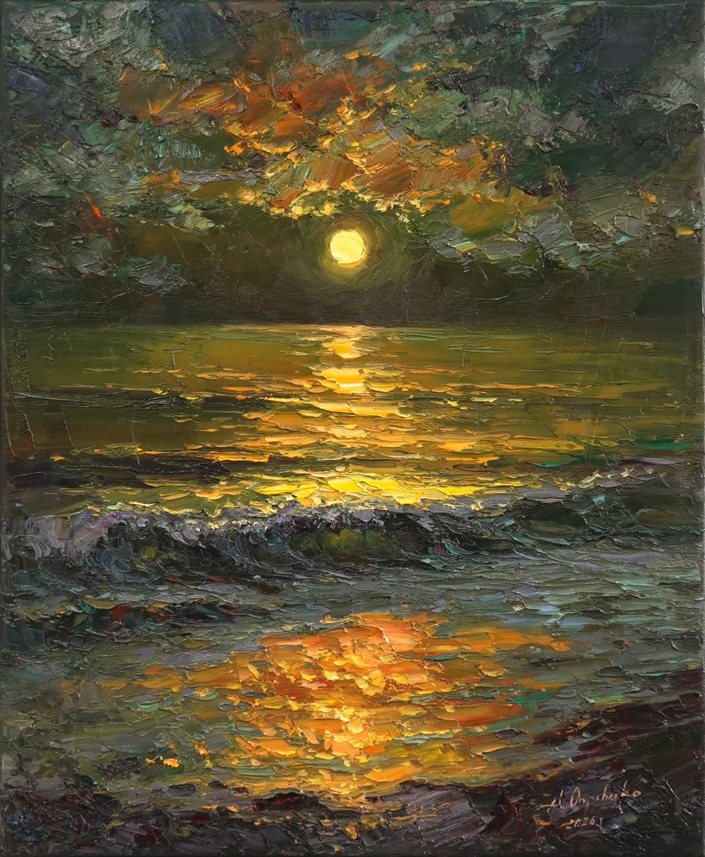 Golden Silence By Alisa Onipchenko-Cherniakovska, 20 X 24, Artwork For Sale On Artfinder