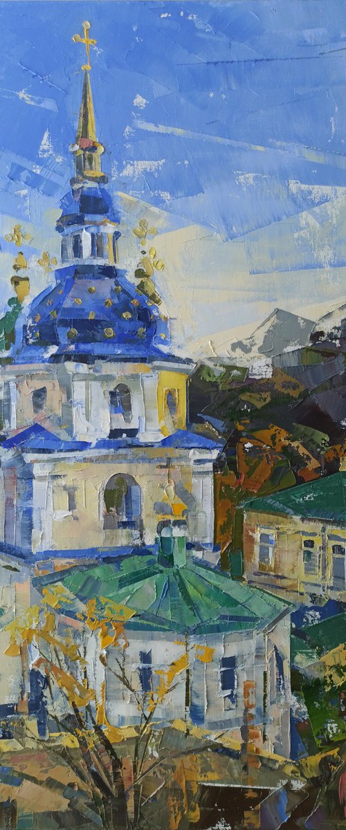 KYIV St. Michaylo-Vydubytskyi Men's Monastery by Volodymyr Glukhomanyuk