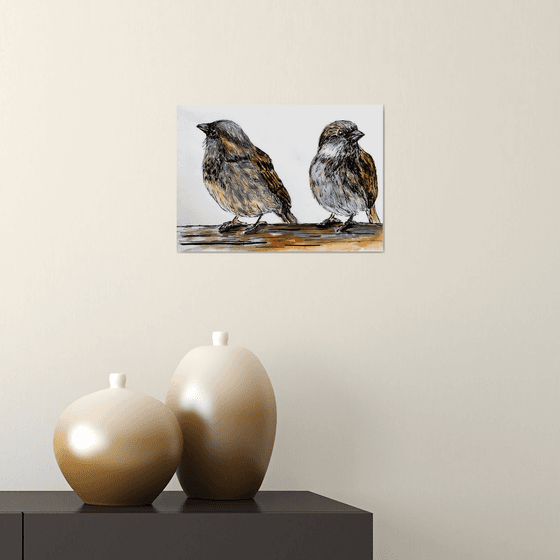 Two Sparrows