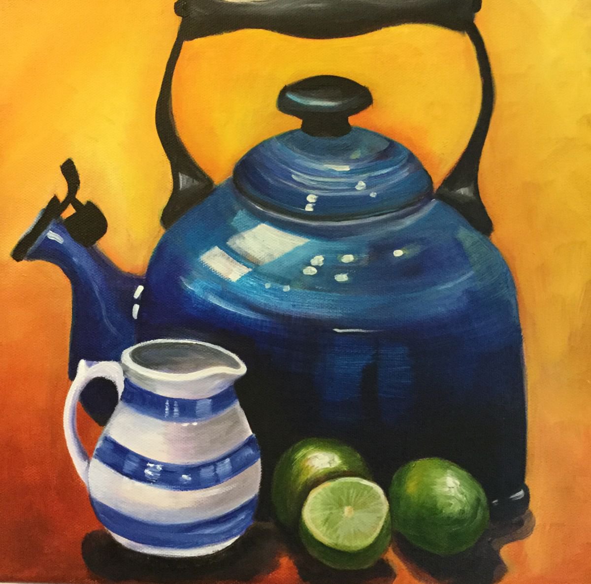 Le Creuset and limes by Carole Ann Hall