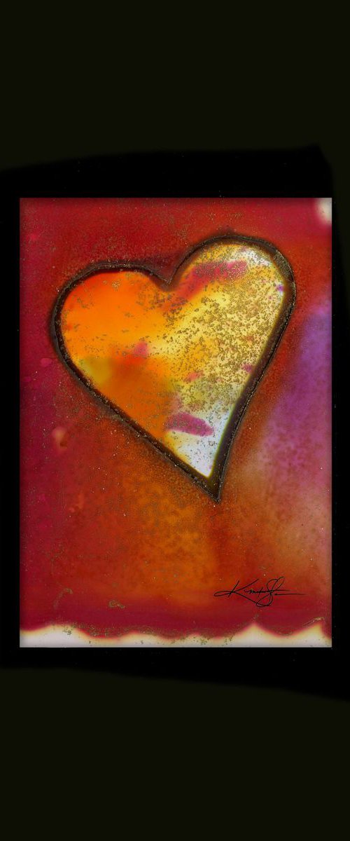Magical Heart 892 - Abstract art by Kathy Morton Stanion by Kathy Morton Stanion