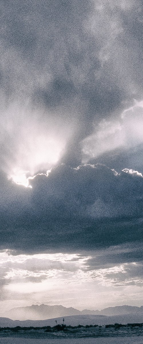 Storm Clouds, White Sands by Heike Bohnstengel