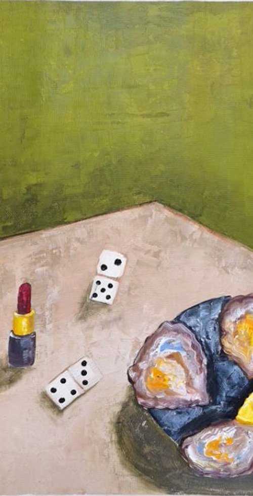 A glass of wine by Anastasia Antia