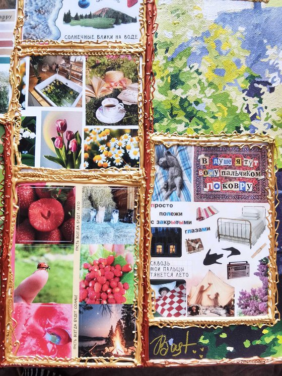 Summer in the country. Childhood memories