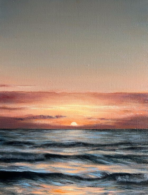 Calm sunset