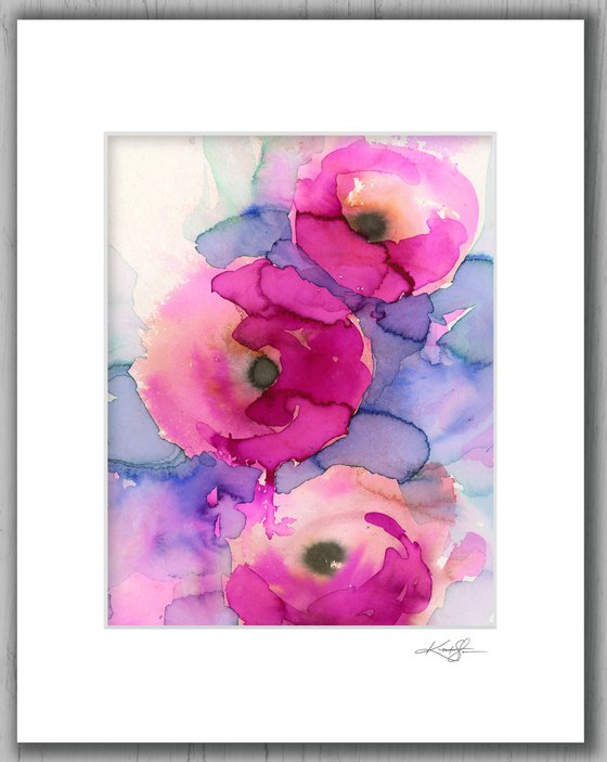 Floral Enchantment 14 - Flower Painting  by Kathy Morton Stanion